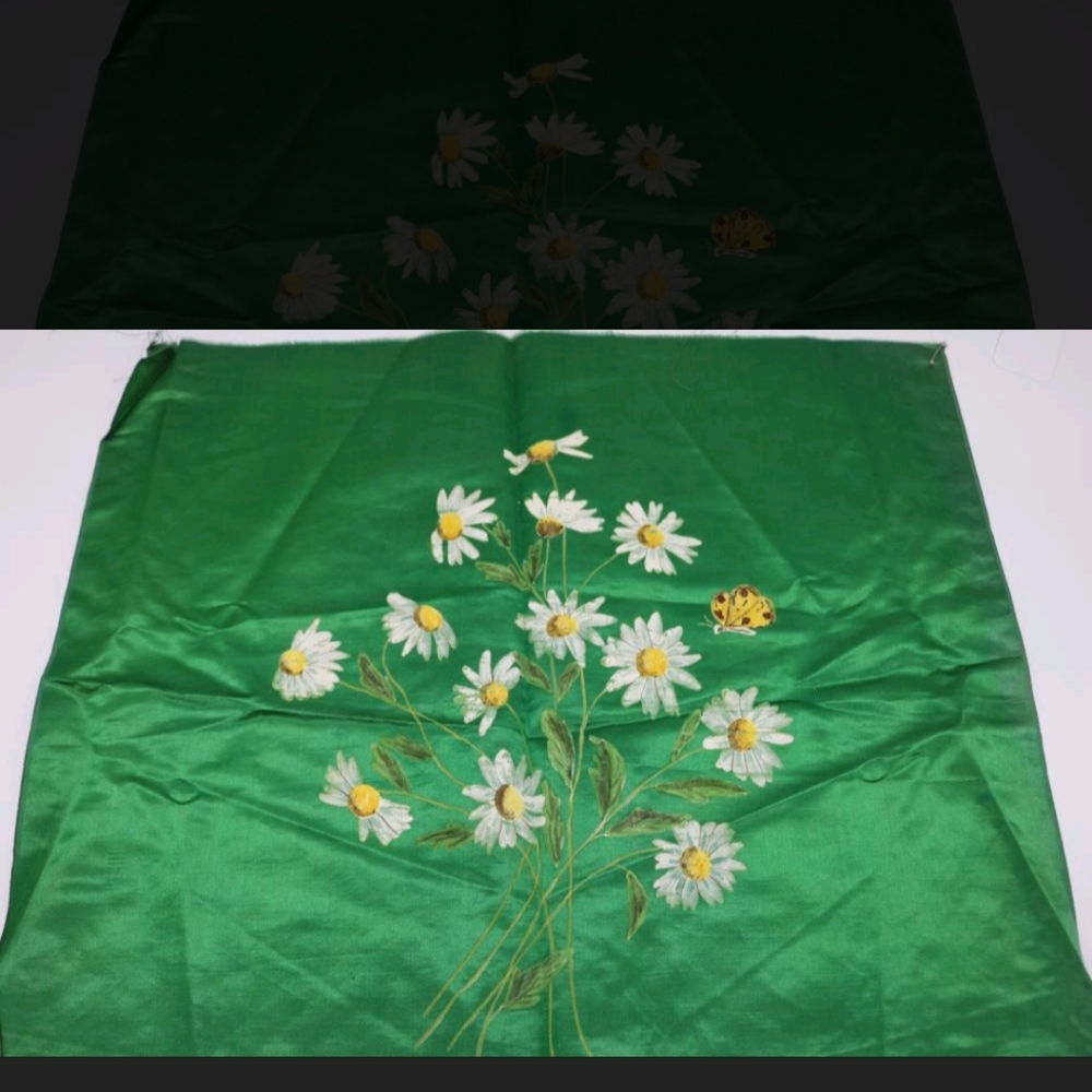 Victorian Silk, Handpainted Pillow Top